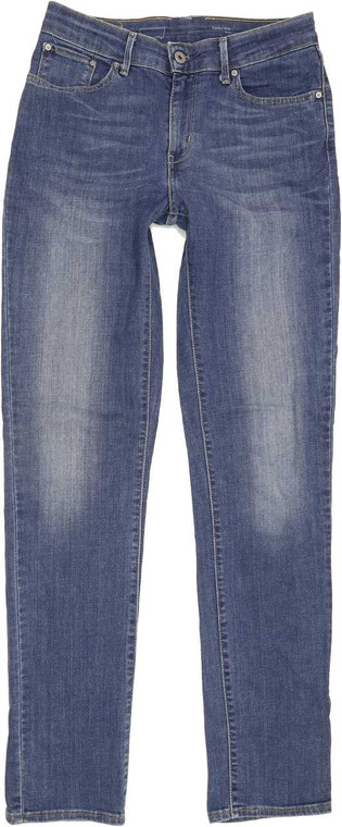 Levi's Women Blue Straight Slim Stretch Jeans W28 L32 (87154)