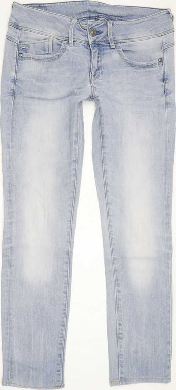 G-Star Lynn Mid Women Blue Skinny Slim Stretch Jeans W27 L27 (87198)