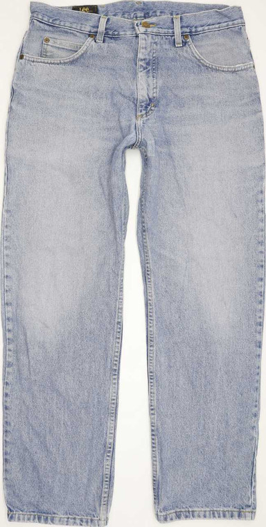 Lee Portland Men Blue Straight Regular Jeans W34 L30 (87135)