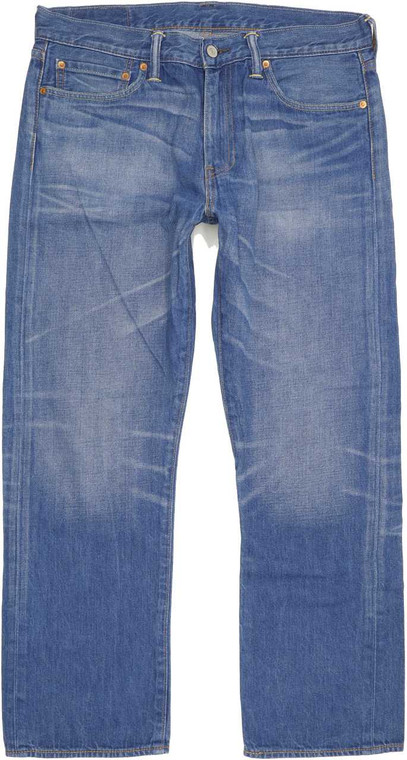 Levi's 504 Men Blue Straight Regular Jeans W34 L28 (87457)