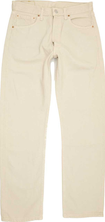Levi's 501 Men Beige Straight Regular Jeans W32 L31 (87423)