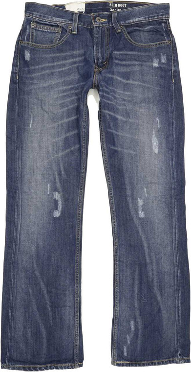 Levi's 507 Men Blue Bootcut Slim Jeans W33 L32 (87551)