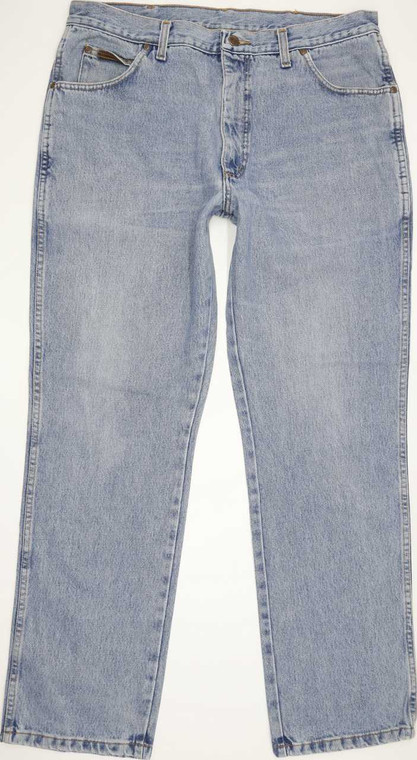 Wrangler Texas Men Blue Straight Regular Jeans W37 L32 (87686)