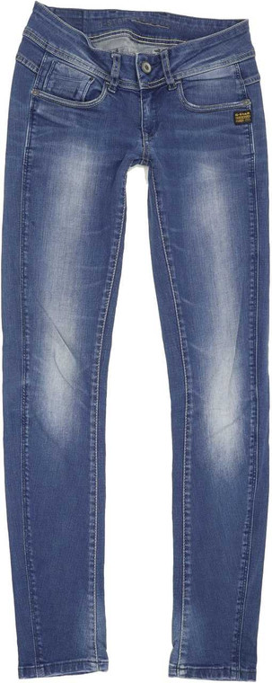 G-Star Women Blue Skinny Slim Jeans W26 L32 (87753)