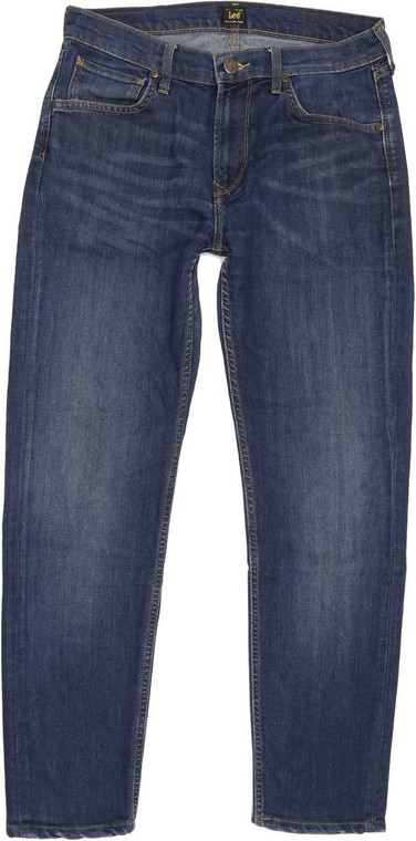 Lee Arvin Men Blue Straight Regular Stretch Jeans W31 L28 (87699)