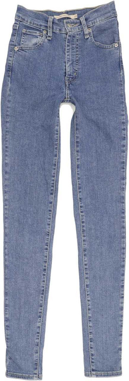 Levi's Mile High Rise Women Blue Skinny Stretch Jeans W23 L30 (88128)