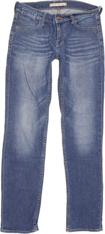 Mustang Women Blue Straight Regular Stretch Jeans W30 L31 (88265)