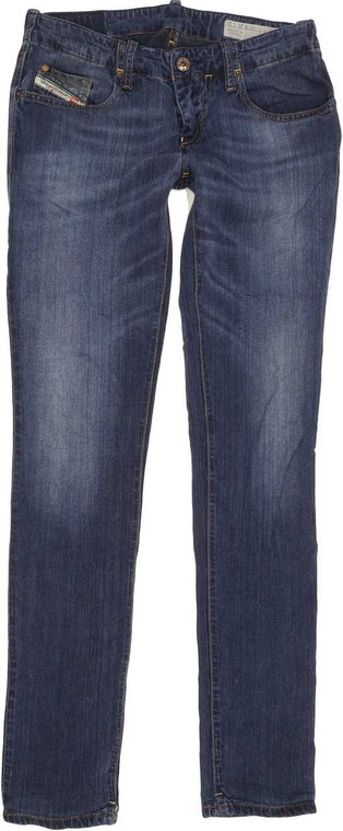Diesel Grupee 0601B Women Blue Skinny Slim Jeans W25 L30 (88256)
