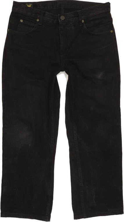 Lee Ranger Men Black Straight Regular Jeans W33 L25 (88305)