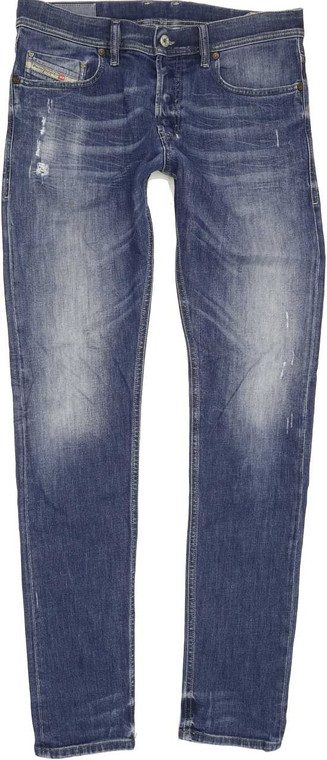 Diesel Tapphar 0833F Men Blue Tapered Slim Stretch Jeans W33 L34 (88370)