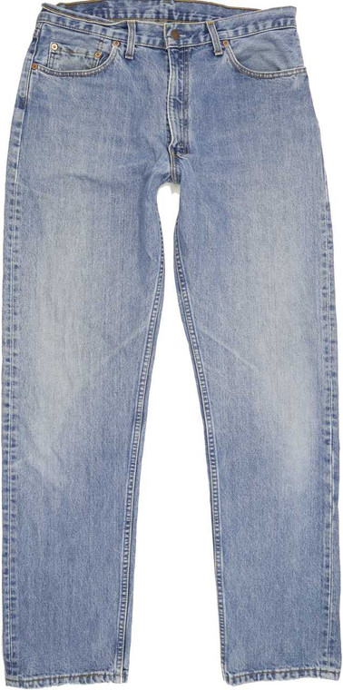 Levi's 513 Men Blue Straight Slim Jeans W34 L33 (88415)