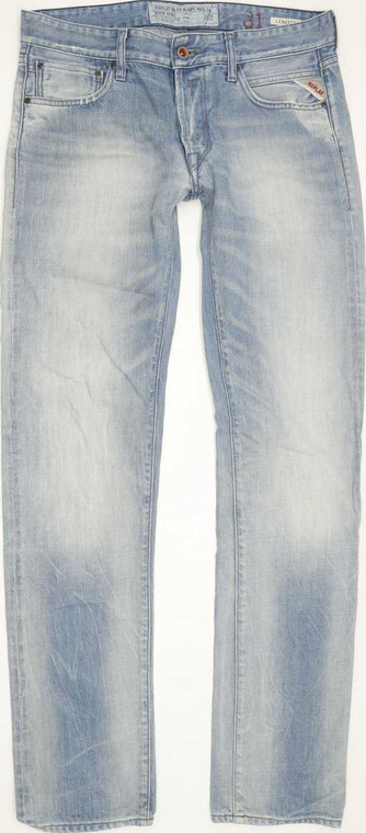 Replay Lenrick Men Blue Straight Slim Jeans W31 L33 (88488)