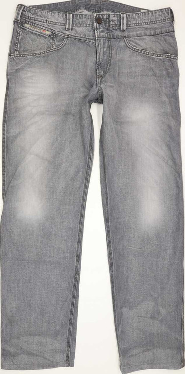 Diesel Fraceex 008QP Men Grey Straight Regular Jeans W36 L32 (88481)