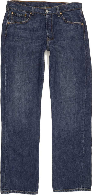 Levi's 501 Men Blue Straight Regular Jeans W34 L32 (88813)