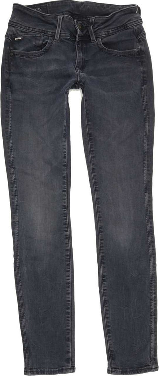 G-Star Lynn Mid Women Blue Skinny Slim Stretch Jeans W28 L29 (88971)