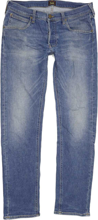 Lee Daren Men Blue Straight Slim Stretch Jeans W31 L31 (88840)
