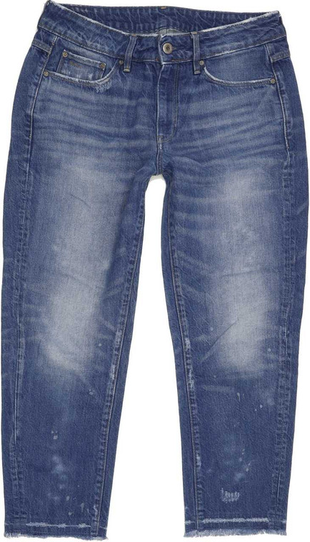 G-Star 3301 Mid Women Blue  Loose Boyfriend Stretch Jeans W27 L32 (89130)
