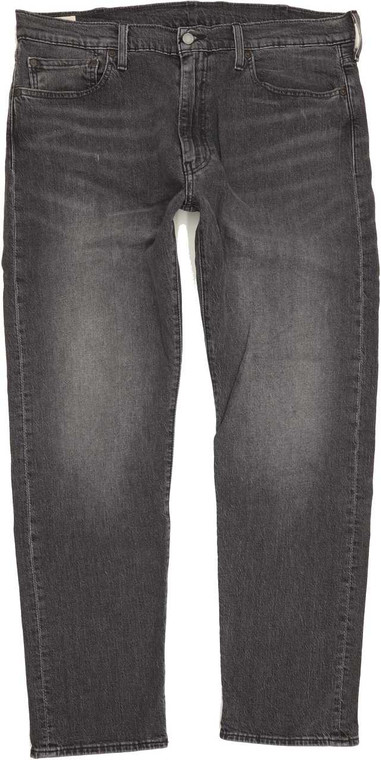Levi's Men Grey Straight Regular Stretch Jeans W38 L31 (89185)