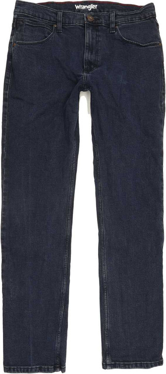 Wrangler Men Blue Straight Regular Stretch Jeans W31 L31 (89237)