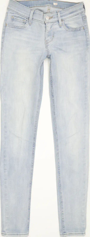 Levi's Women Blue Skinny Slim Stretch Jeans W25 L30 (89665)
