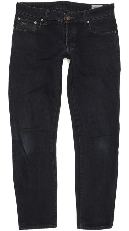 G-Star 3301 Low Men Navy Tapered Slim Jeans W32 L31 (90702)
