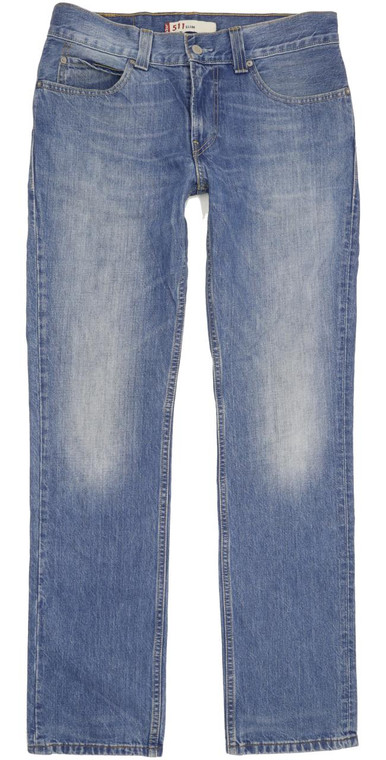 Levi's 511 Men Blue Straight Slim Jeans W34 L34 (90889)
