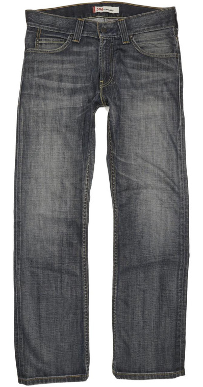 Levi's 506 Men Blue Straight Regular Jeans W32 L31 (90846)