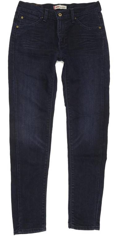 Levi's 686 Women Blue Tapered Slim Jeans W28 L32 (91016)