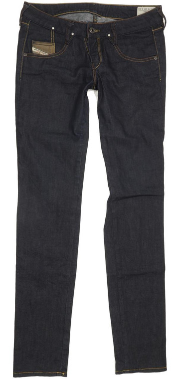 Diesel Clush 008AA Women Navy Straight Slim Stretch Jeans W30 L34 (91268)