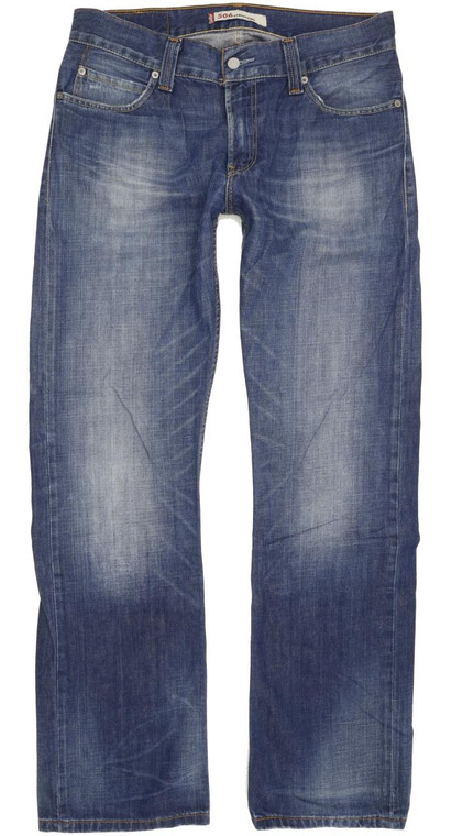 Levi's 506 Men Blue Straight Regular Jeans W33 L34 (91175)