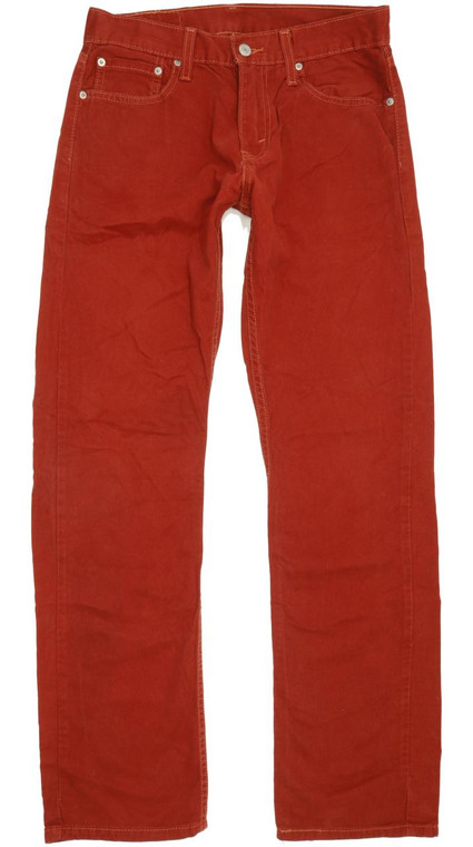 Levi's 514 Men Red Straight Slim Jeans W29 L31 (91184)