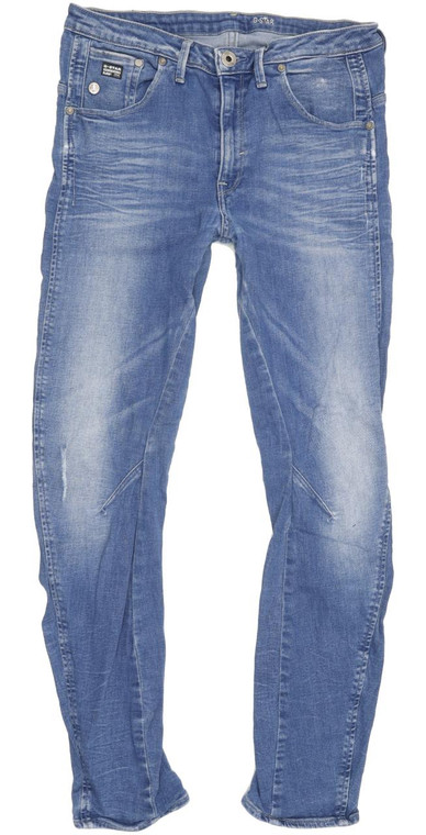 G-Star Arc 3D Women Blue Tapered Loose Stretch Jeans W27 L32 (91552)