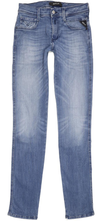 Replay Anbass Men Blue Skinny Slim Stretch Jeans W30 L34 (91466)