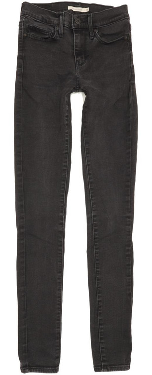 Levi's Slimming Women Black Skinny Slim Jeans W25 L31 (91829)