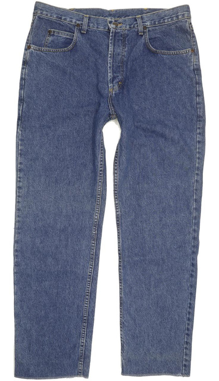 Lee Chicago Men Blue Straight Regular Jeans W38 L30 (93628)