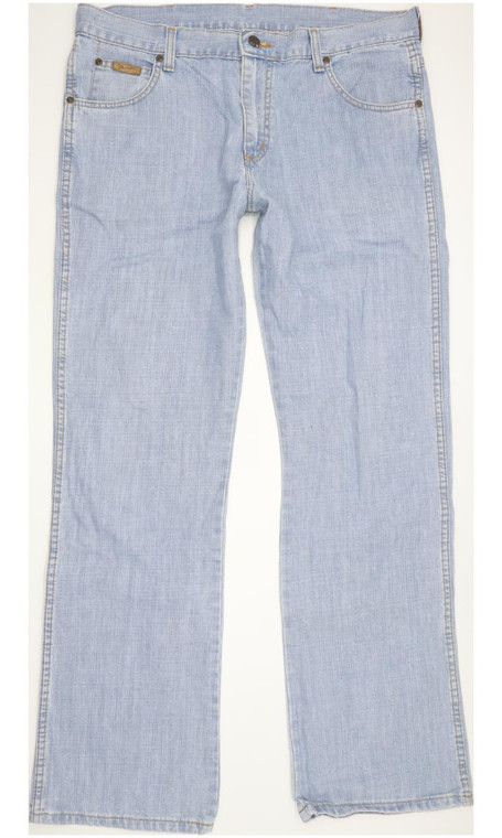 Wrangler Men Blue Bootcut Regular Jeans W35 L33 (93798)