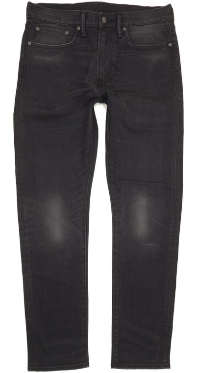 Levi's 522 Men Black Tapered Slim Jeans W31 L31 (93764)