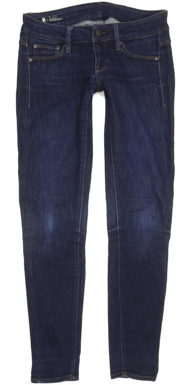 G-Star 3301 Low Women Blue Skinny Slim Jeans W25 L28 (94191)