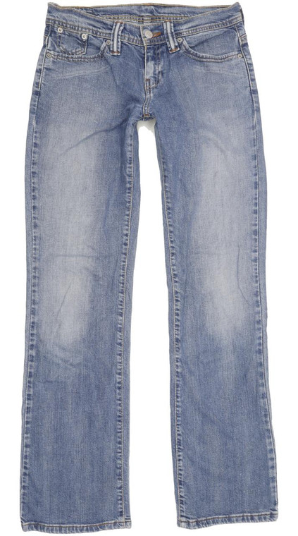 Levi's Women Blue Straight Slim Stretch Jeans W29 L32 (94842)