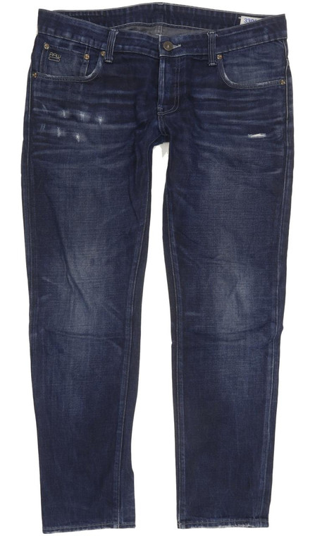G-Star 3301 Low Men Blue Tapered Slim Jeans W36 L30 (95271)