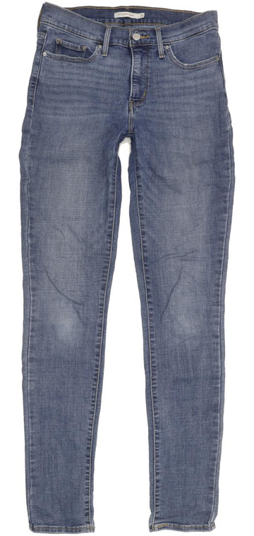 Levi's 311 Shaping Women Blue Straight Slim Stretch Jeans W29 L34 (95319)