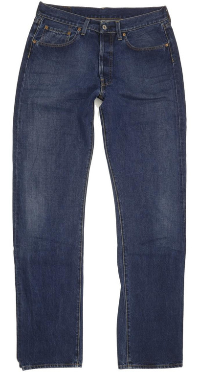 Replay Men Blue Straight Regular Jeans W35 L36 (95588)