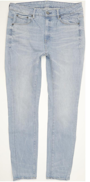 G-Star Attacc Low Blue Tapered Relaxed Boyfriend Stretch Jeans High Waisted W28 L32 (95920)