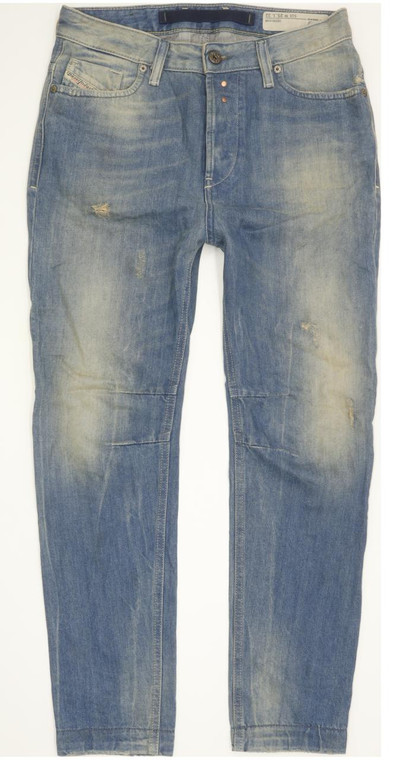Diesel Eazee 0822C Blue Tapered Relaxed Boyfriend Jeans High Waisted W25 L32 (96245)