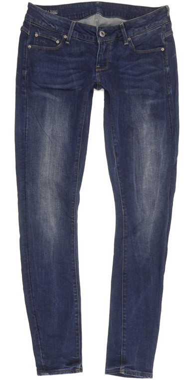 G-Star 3301 Low Women Blue Skinny Slim Stretch Jeans W29 L31 (96396)