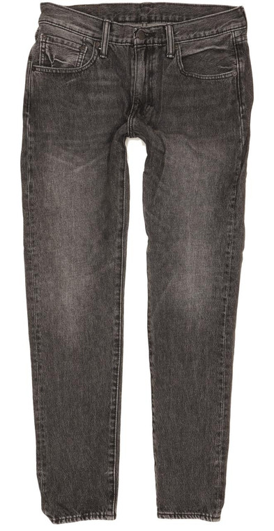 Levi's 512 Men Black Tapered Slim Stretch Jeans W31 L31 (102309)