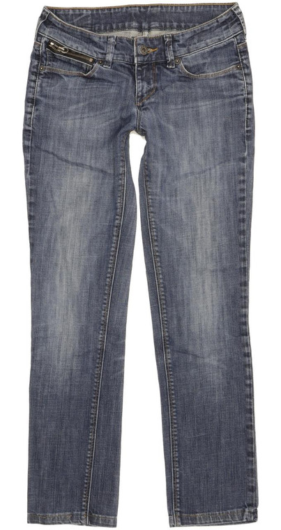 Levi's 571 Women Blue Straight Slim Stretch Jeans W28 L28 (102433)