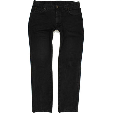 Wrangler Men Charcoal Straight Regular Jeans W36 L34 | Fabb Fashion