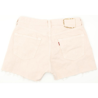 Levi's 501 Women Pink Hot Pants Denim Shorts W33 L13 | Fabb Fashion