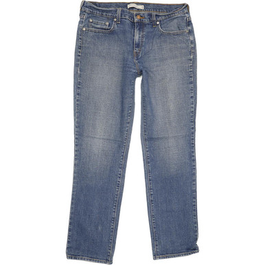 Levi's 505 Women Blue Straight Regular Stretch Jeans W32 L31